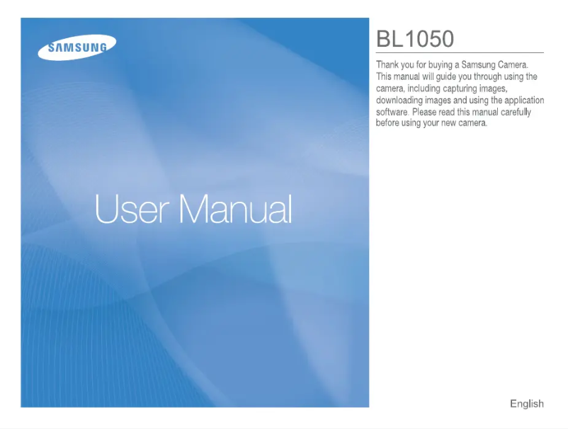 Page 1 de la notice Manuel utilisateur Samsung BL1050
