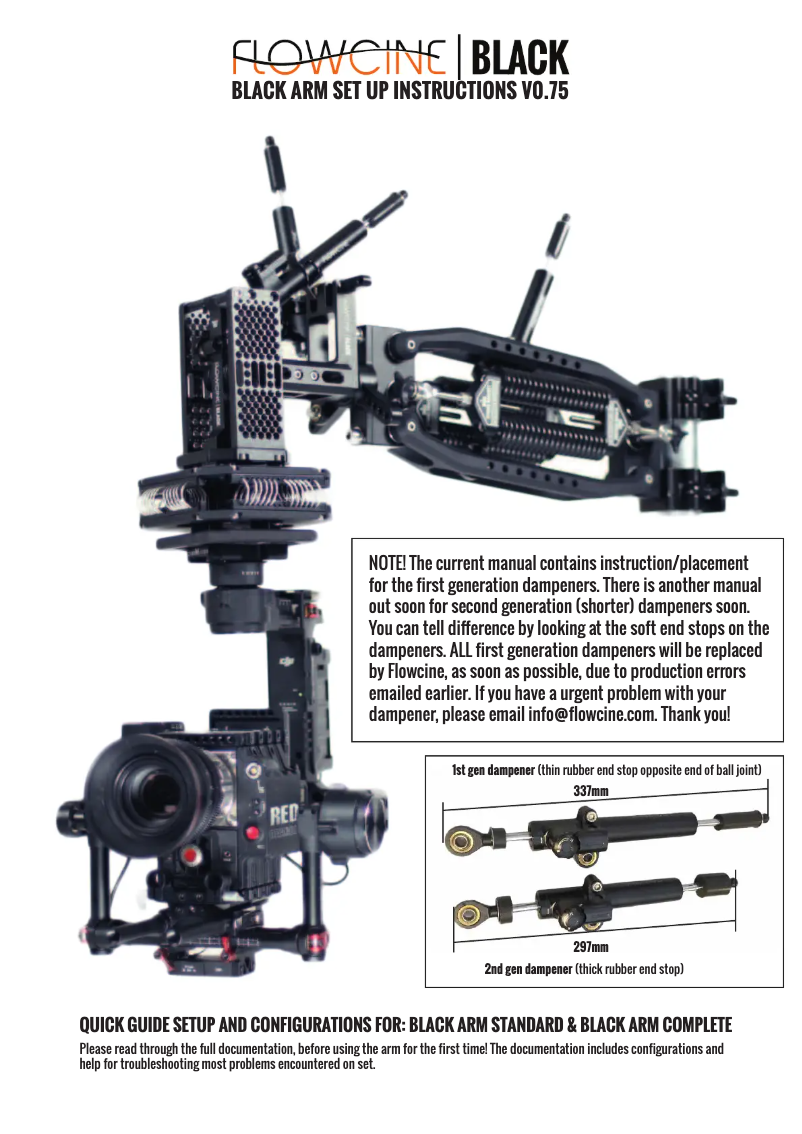 Image de la première page du manuel de l'appareil Black