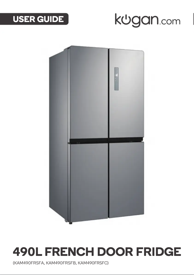 Image de la première page du manuel de l'appareil KAM490FRSFB