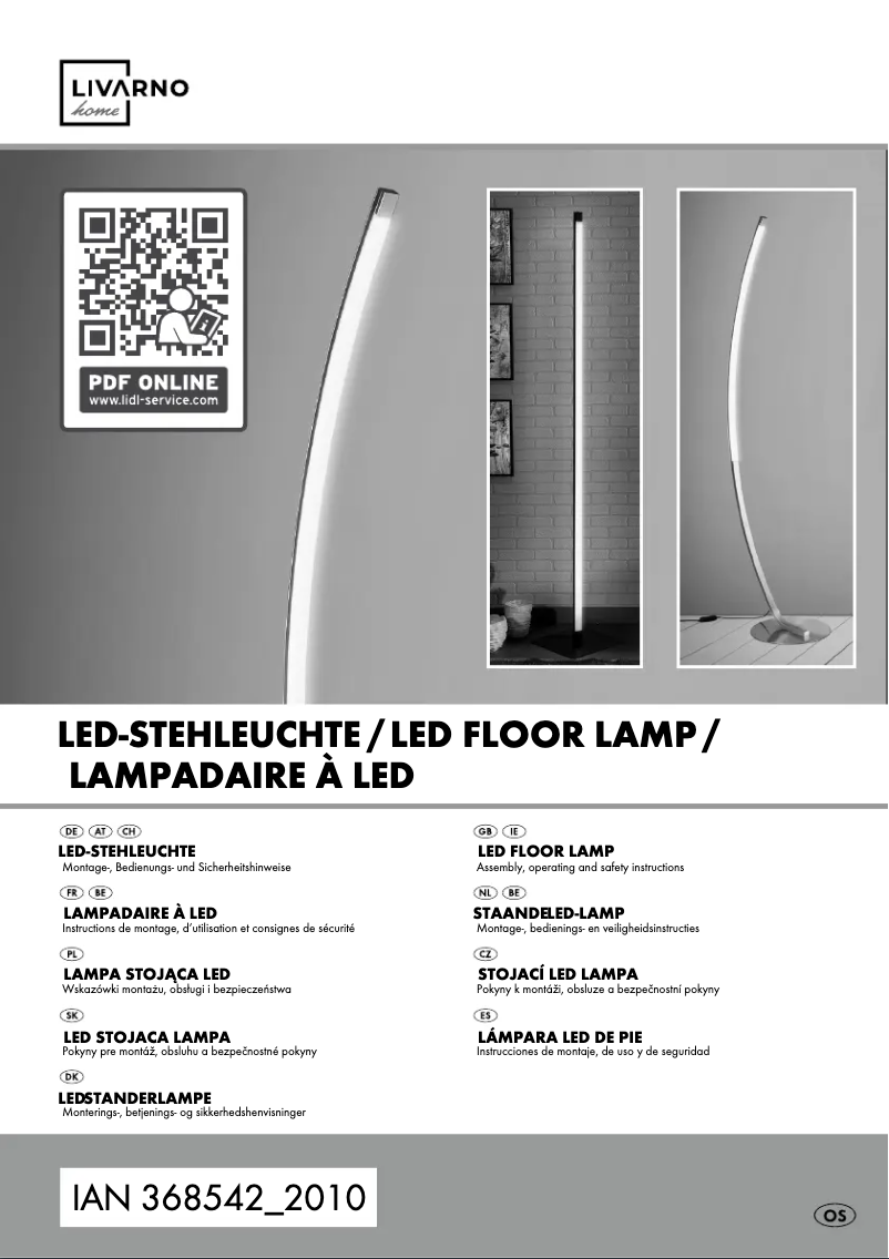 Image de la première page du manuel de l'appareil IAN 368542
