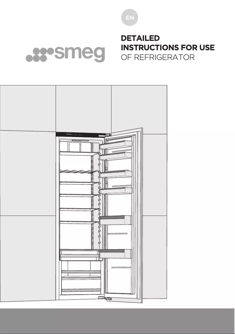Page 1 de la notice Manuel utilisateur Smeg S7323LFLD2P2C