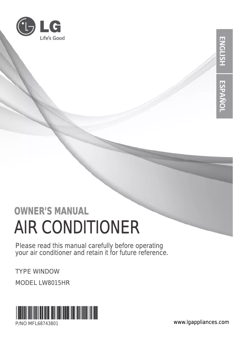 Page 1 de la notice Instructions / montage LG LW8015HR