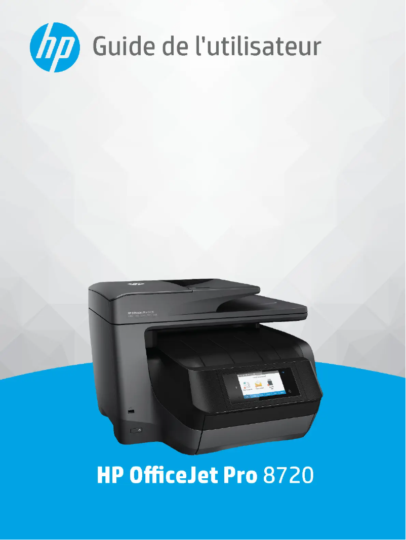 Page n°1 - Manuel utilisateur HP OfficeJet Pro 8720