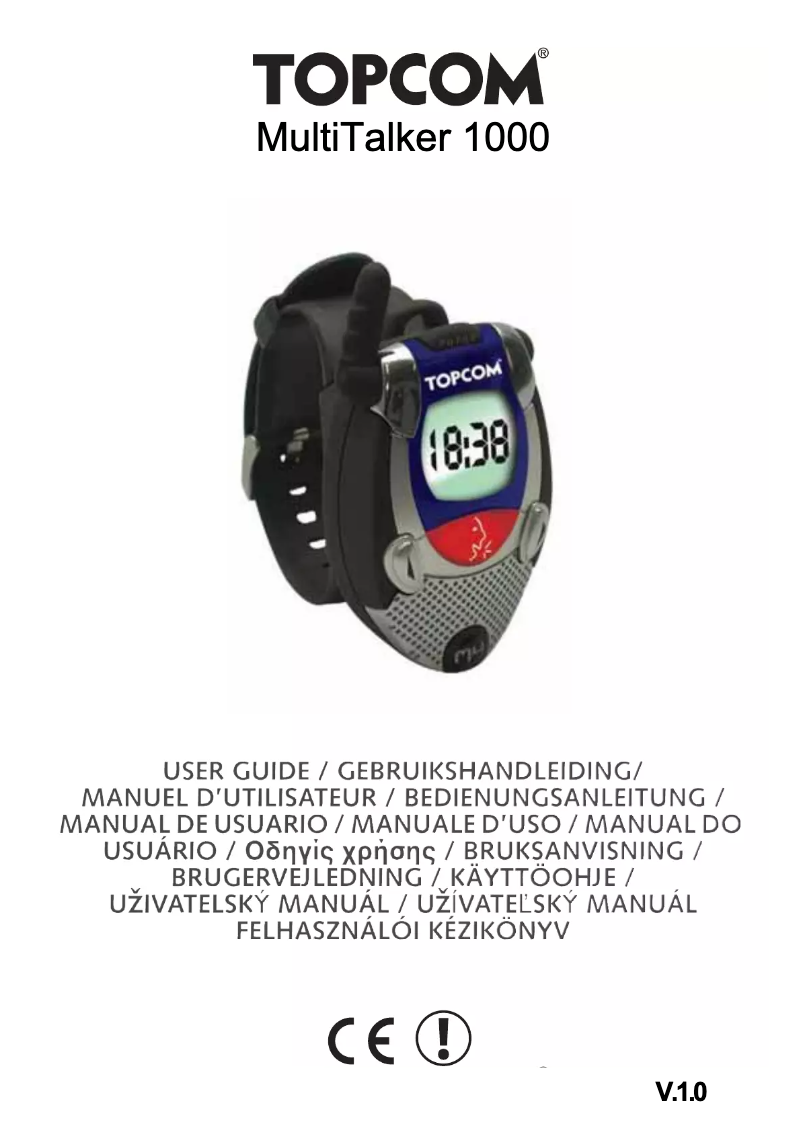 Página 1 del manual Manual de usuario Topcom Multitalker 1000 B