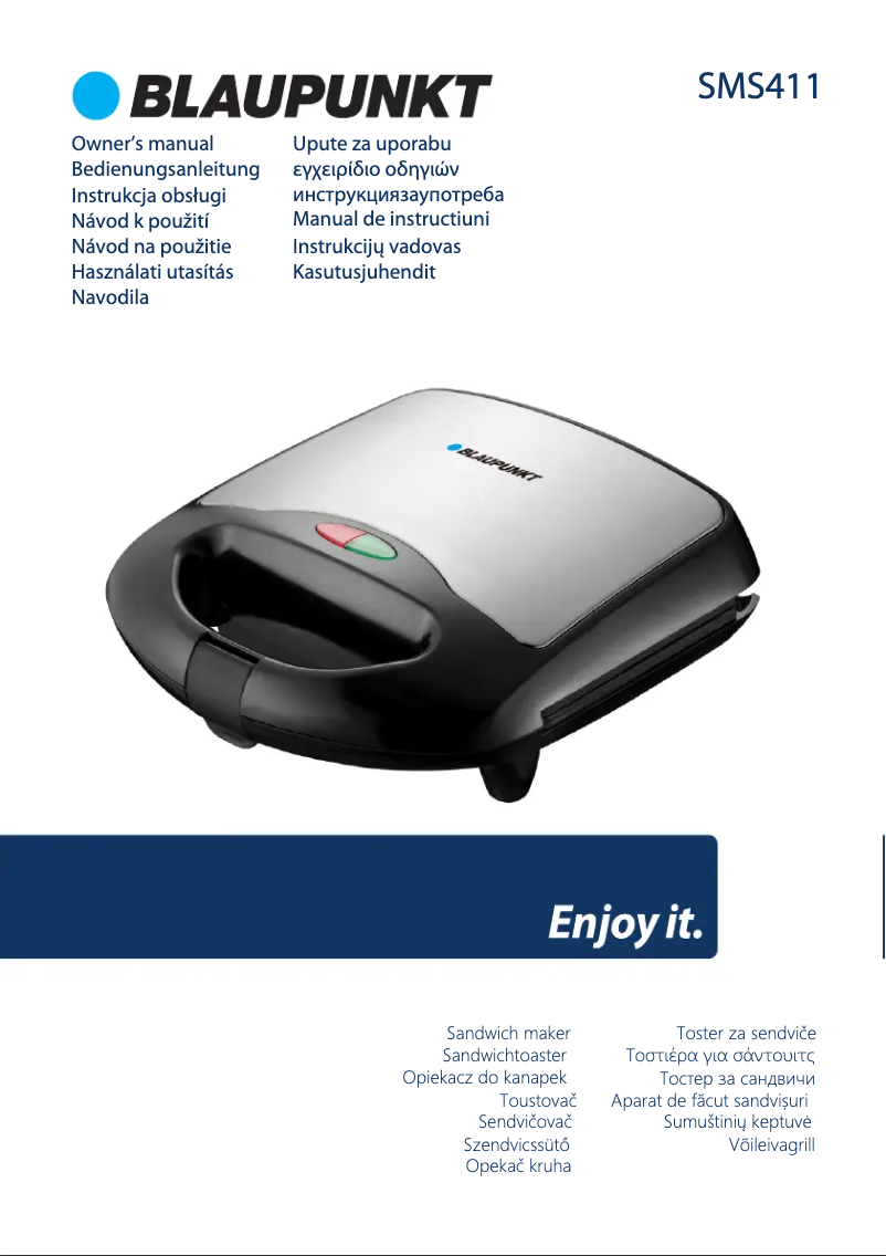 Page 1 de la notice Manuel utilisateur Blaupunkt SMS411