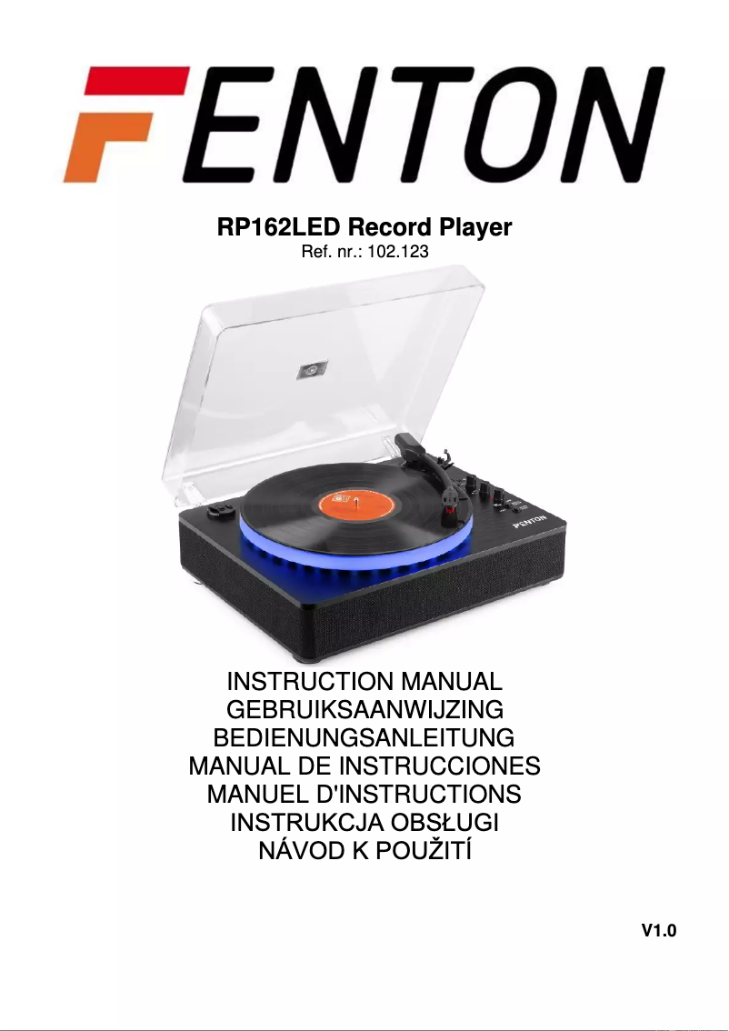 Image de la première page du manuel de l'appareil RP162LED