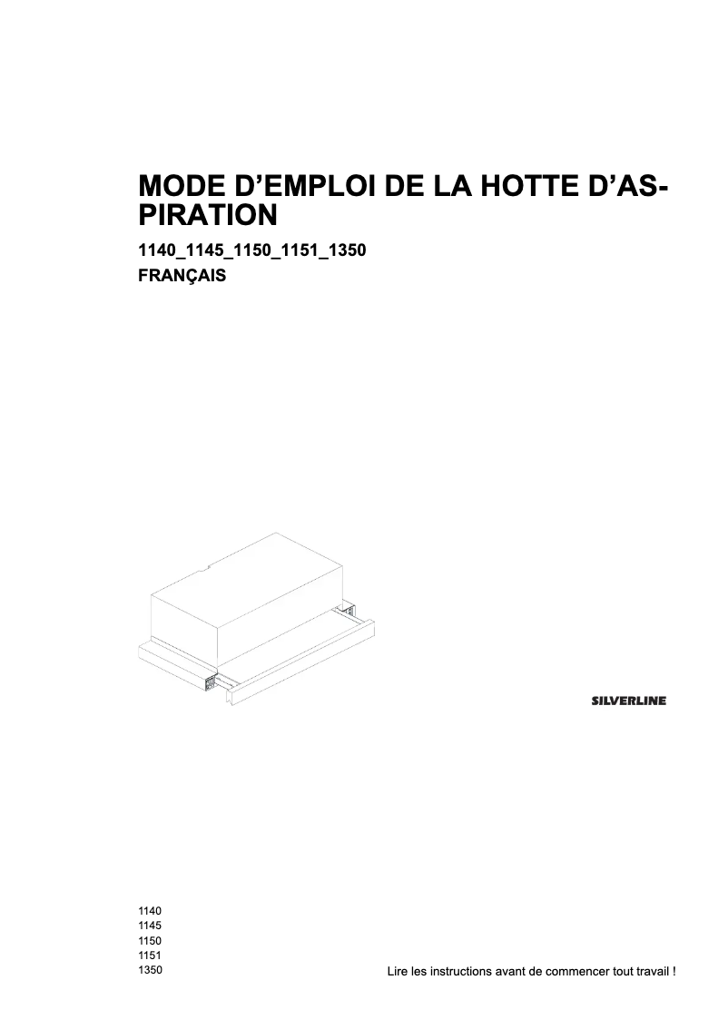 Image de la première page du manuel de l'appareil RHT 9324/1 IN