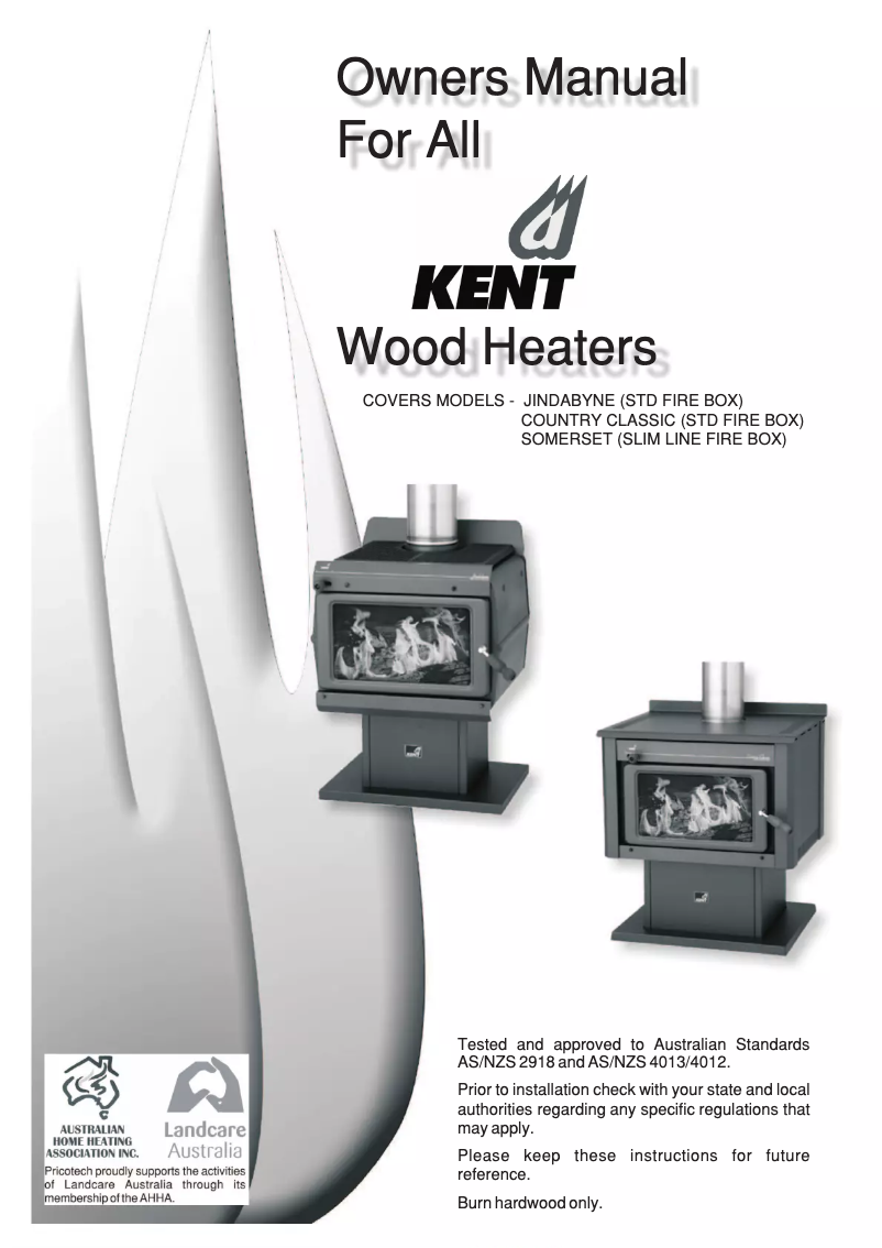 Image de la première page du manuel de l'appareil Jindabyne