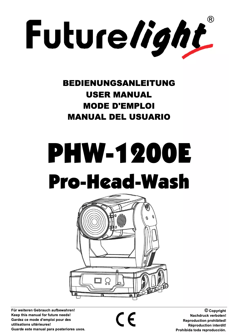 Página 1 del manual Manual de usuario Futurelight PHW-1200E