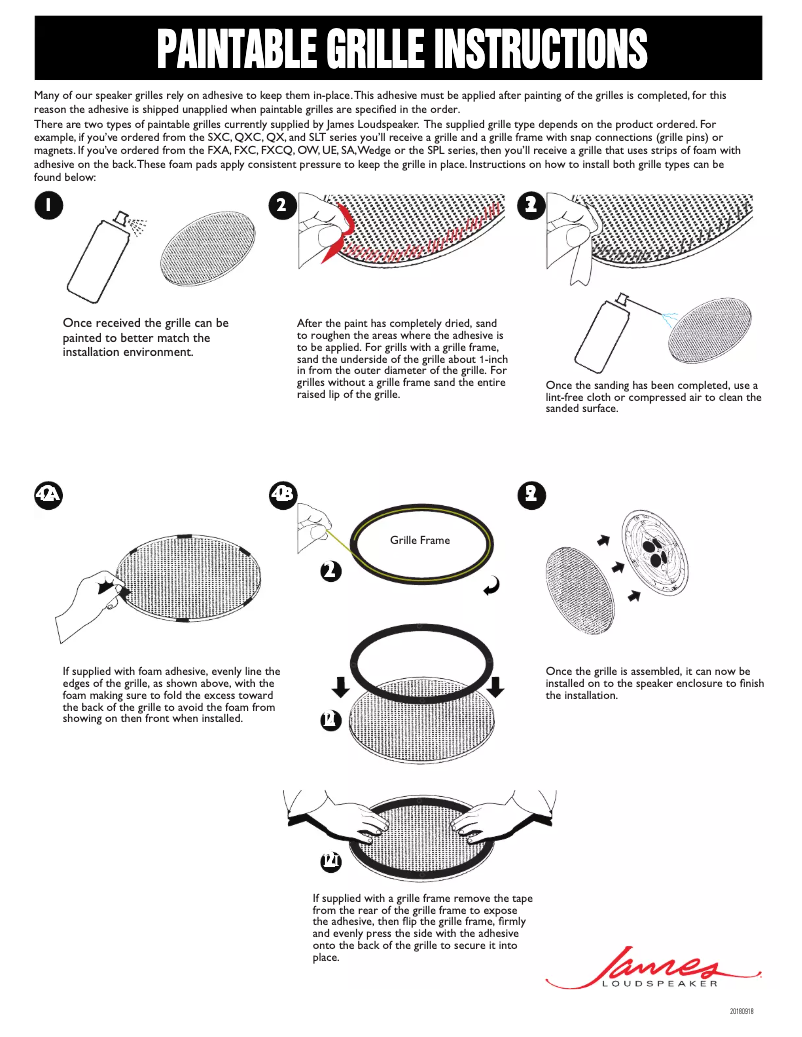 Page 1 de la notice Manuel utilisateur James 52QUE