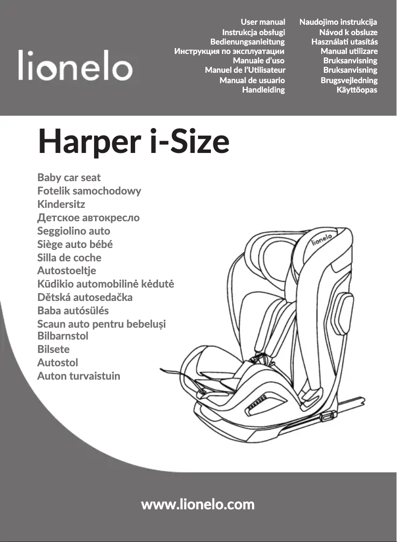 Image de la première page du manuel de l'appareil Harper