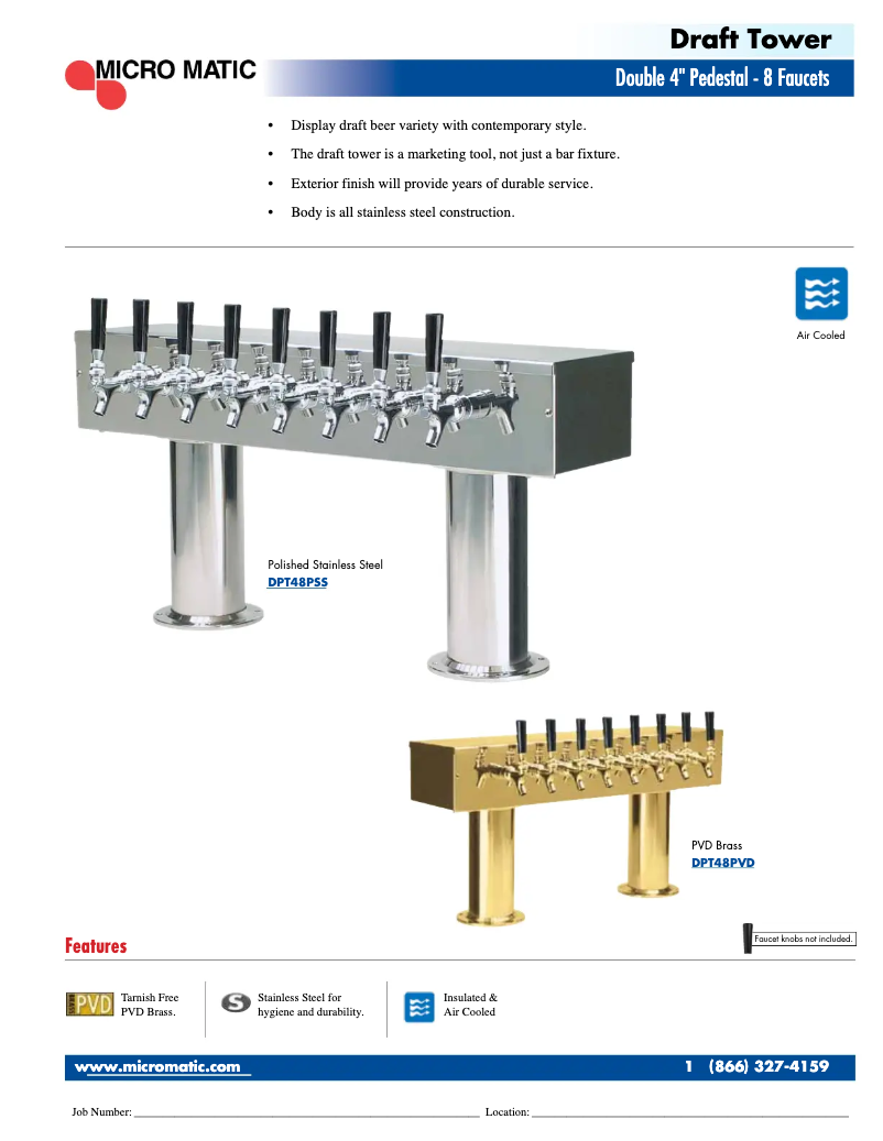 Page 1 de la notice Manuel utilisateur Micro Matic DPT48