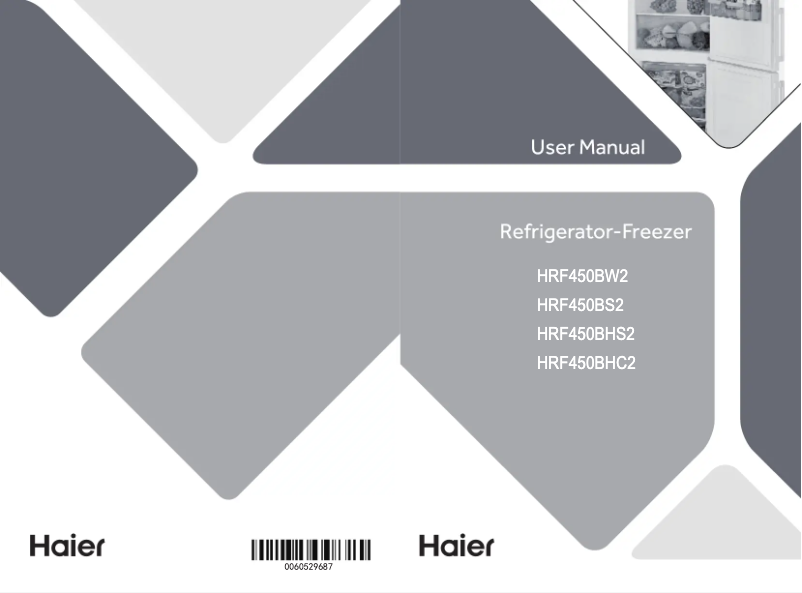 Page 1 de la notice Manuel utilisateur Haier HRF450BHC2