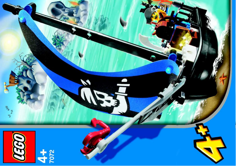 Page n°1 - Manuel utilisateur Lego Captain Kragg's Pirate Boat
