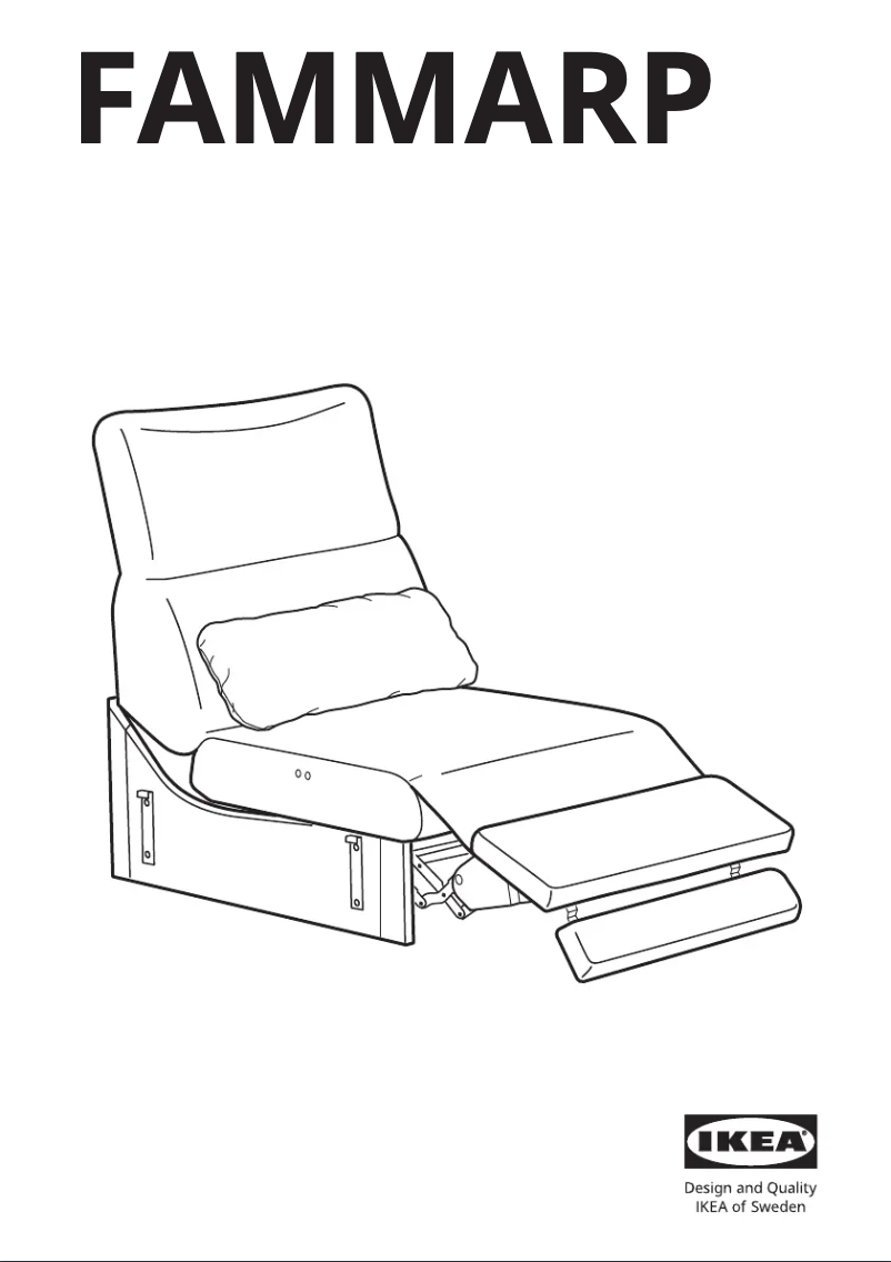 Page 1 de la notice Manuel utilisateur Ikea FAMMARP 804.959.88