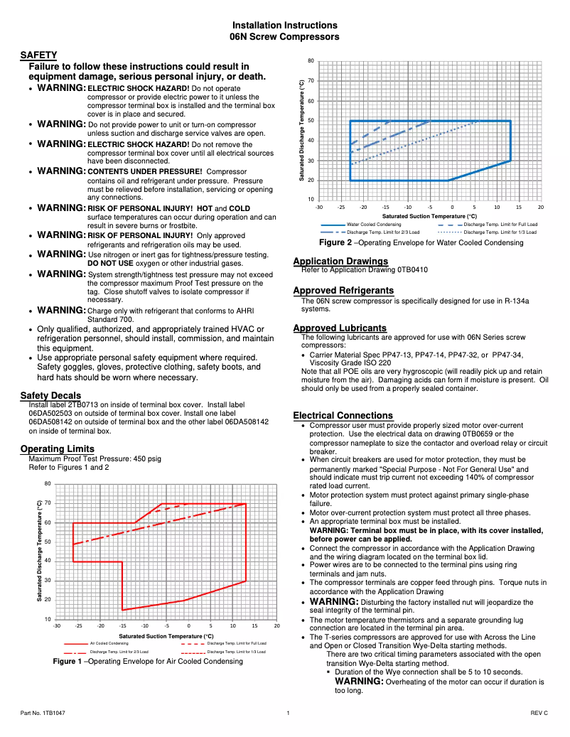 Page 1 de la notice Manuel utilisateur Carrier 06N