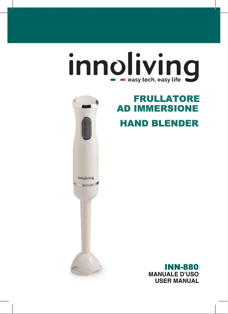 Page n°1 - Manuel utilisateur Innoliving INN-880
