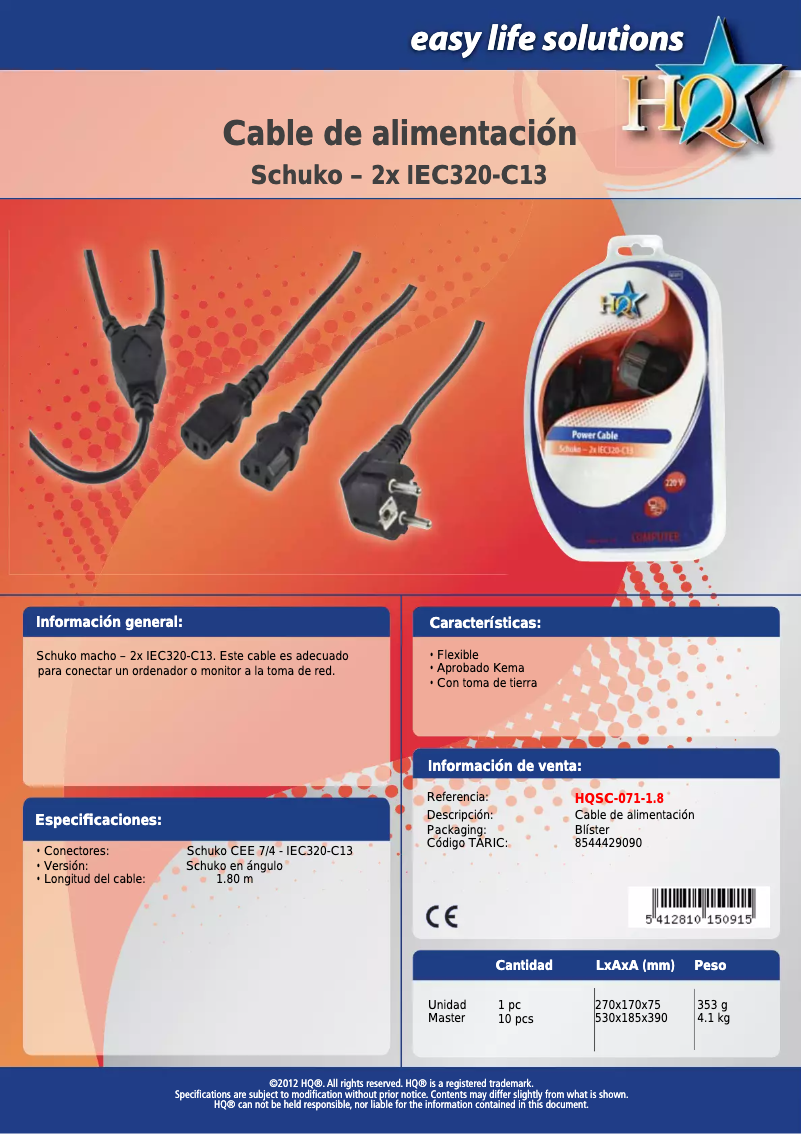 Image de la première page du manuel de l'appareil SC-071-1.8