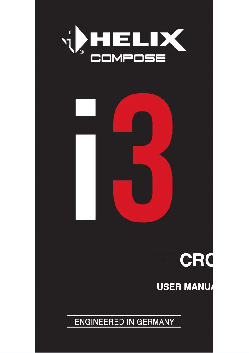 Página 1 del manual Manual de usuario Helix Compose Ci3 FX-UNI.2