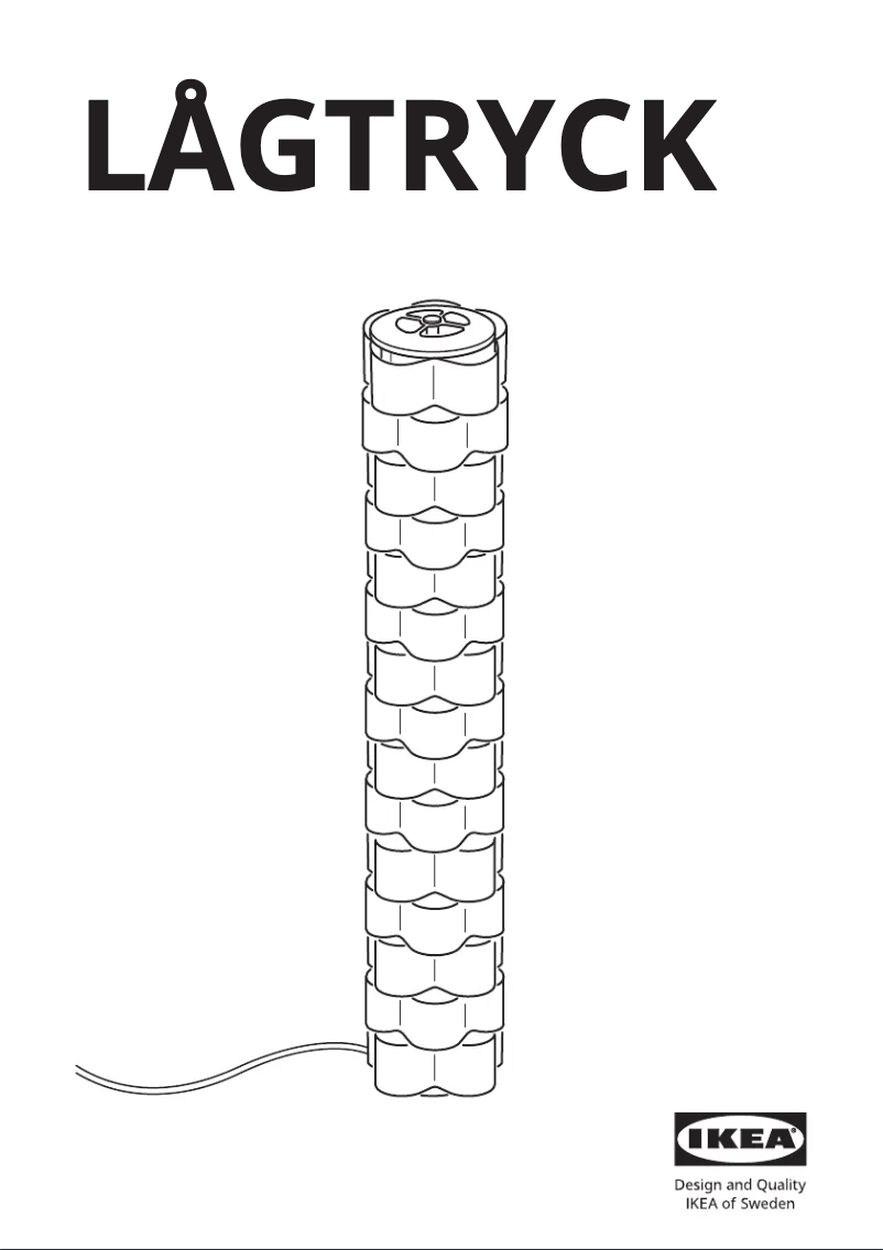 Image de la première page du manuel de l'appareil LÅGTRYCK 005.132.03