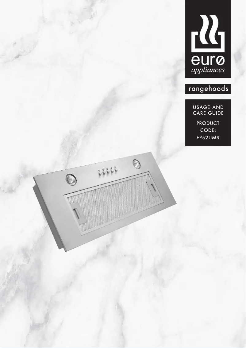 Page n°1 - Manuel utilisateur Euro Appliances EP52UMS