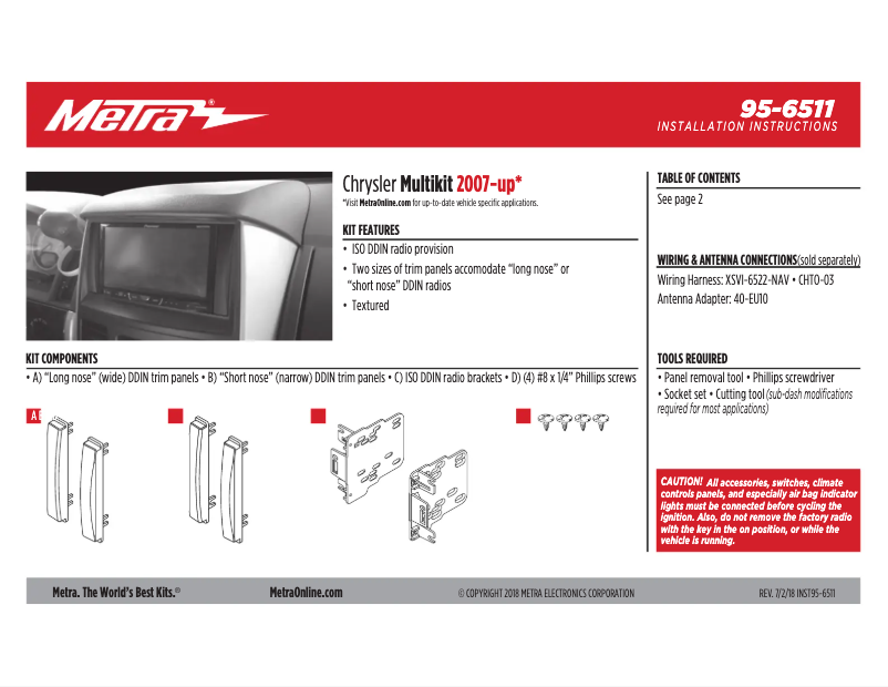 Image de la première page du manuel de l'appareil 95-6511