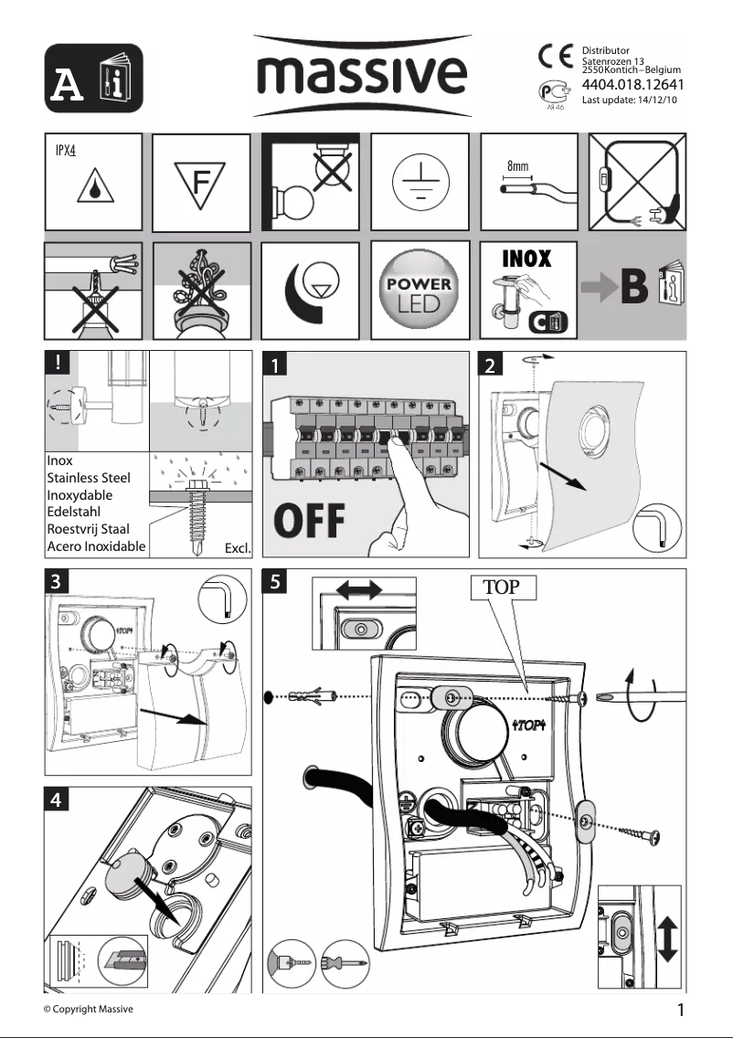 Image de la première page du manuel de l'appareil Kassel