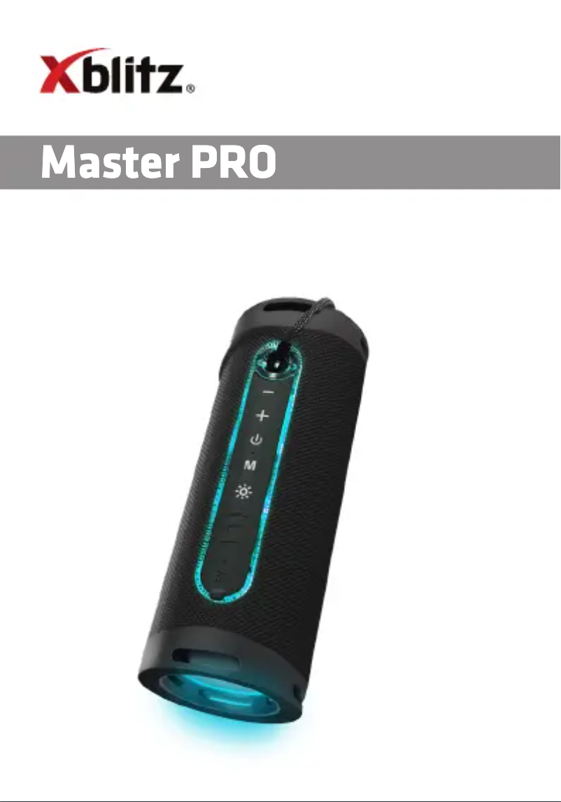 Image de la première page du manuel de l'appareil Master Pro