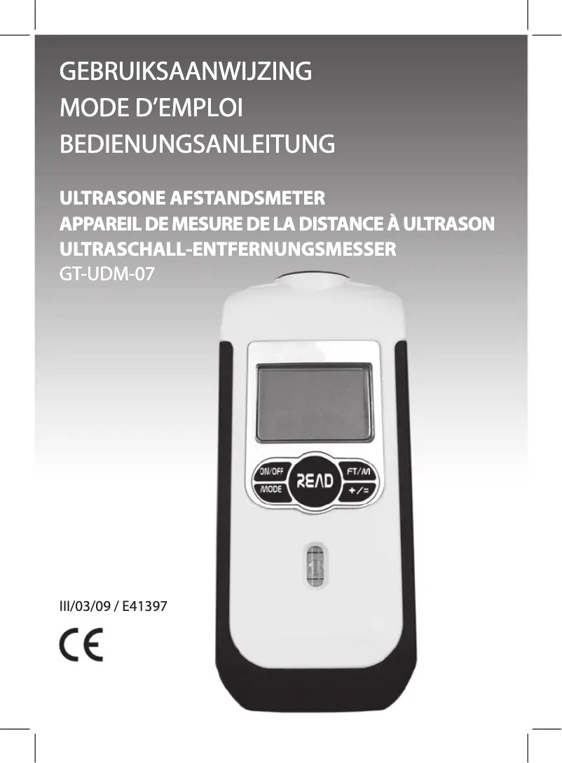 Page 1 de la notice Manuel utilisateur GlobalTronics GT-UDM-07