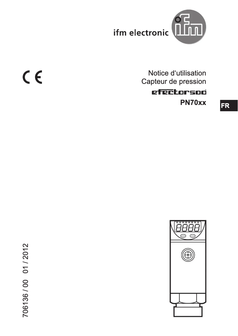 Image de la première page du manuel de l'appareil PN7004