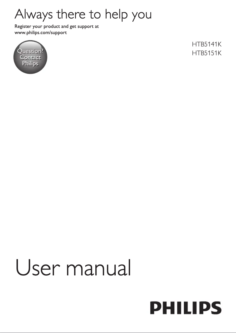 First page image of the manual for HTB5151K