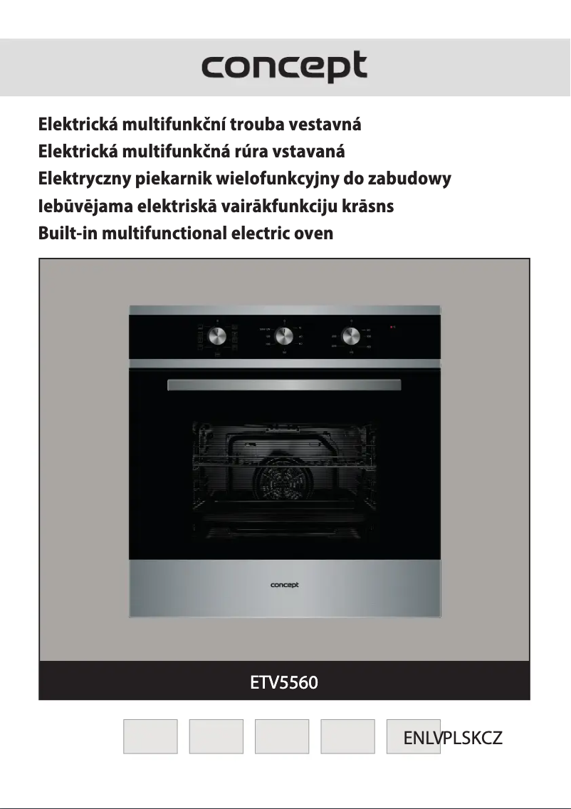 Page n°1 - Manuel utilisateur Concept ETV5560