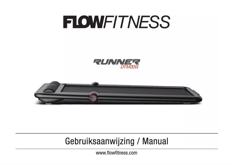 Page 1 de la notice Manuel utilisateur Flow Fitness Runner DTM200i