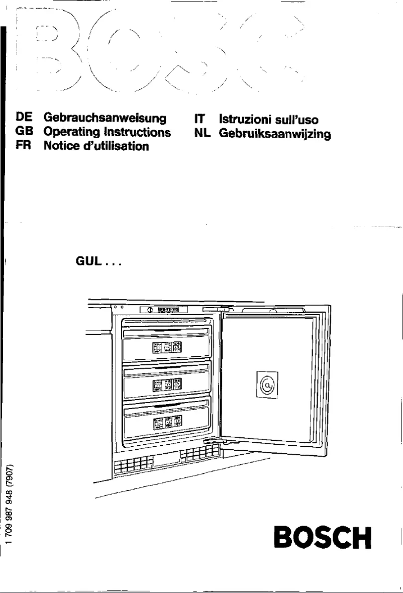 Página 1 del manual Manual de usuario Bosch GUL1201
