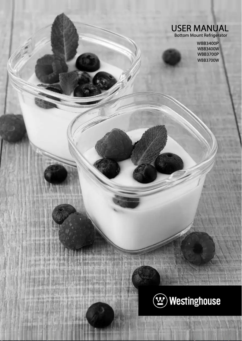 Image de la première page du manuel de l'appareil WBB3700WA