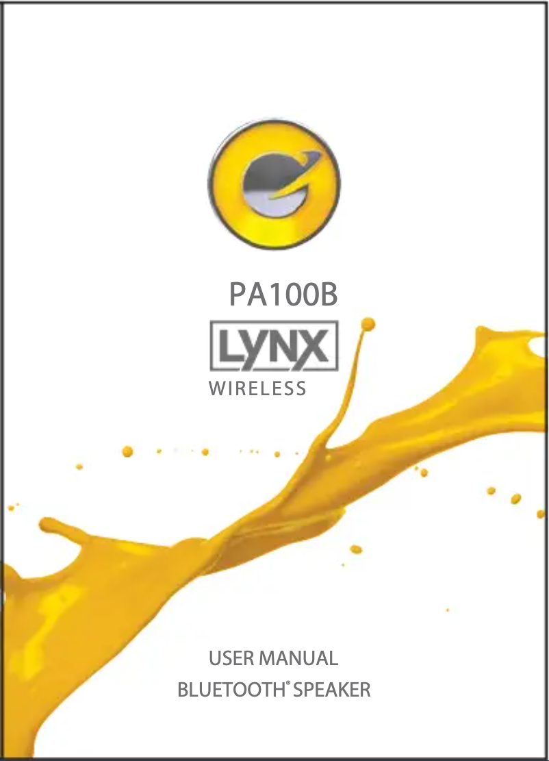 Page n°1 - Manuel utilisateur Boss PA100B