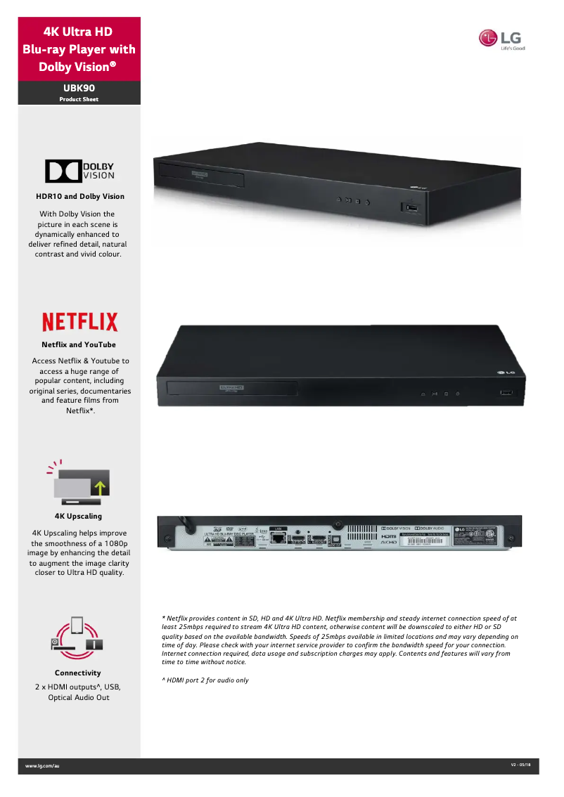 Image de la première page du manuel de l'appareil UBK90