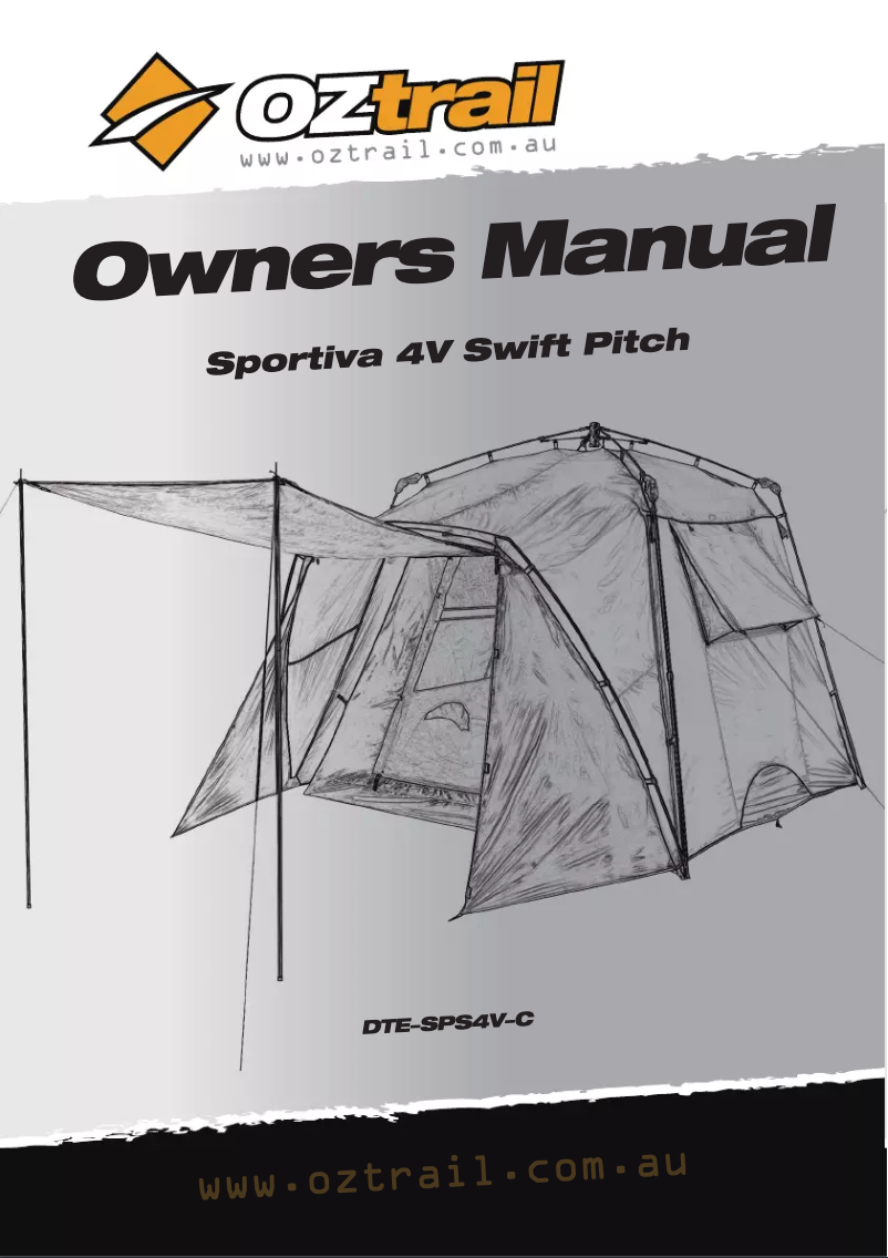Image de la première page du manuel de l'appareil Sportiva 4V Swift Pitch