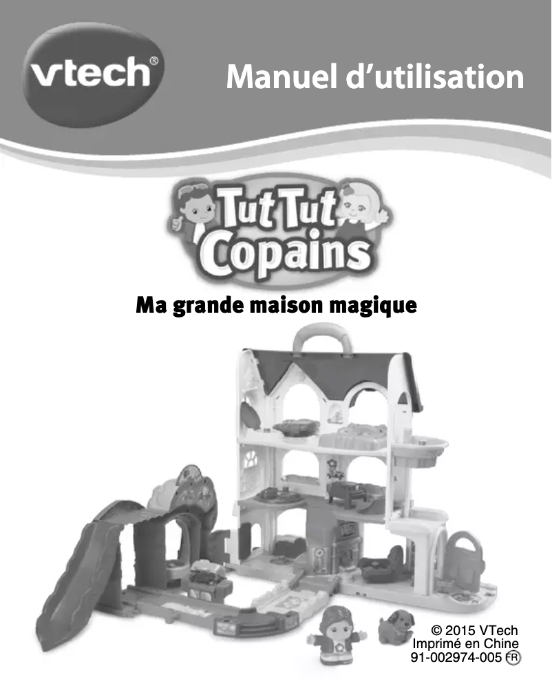 Page n°1 - Manuel utilisateur Vtech Ma grande maison magique