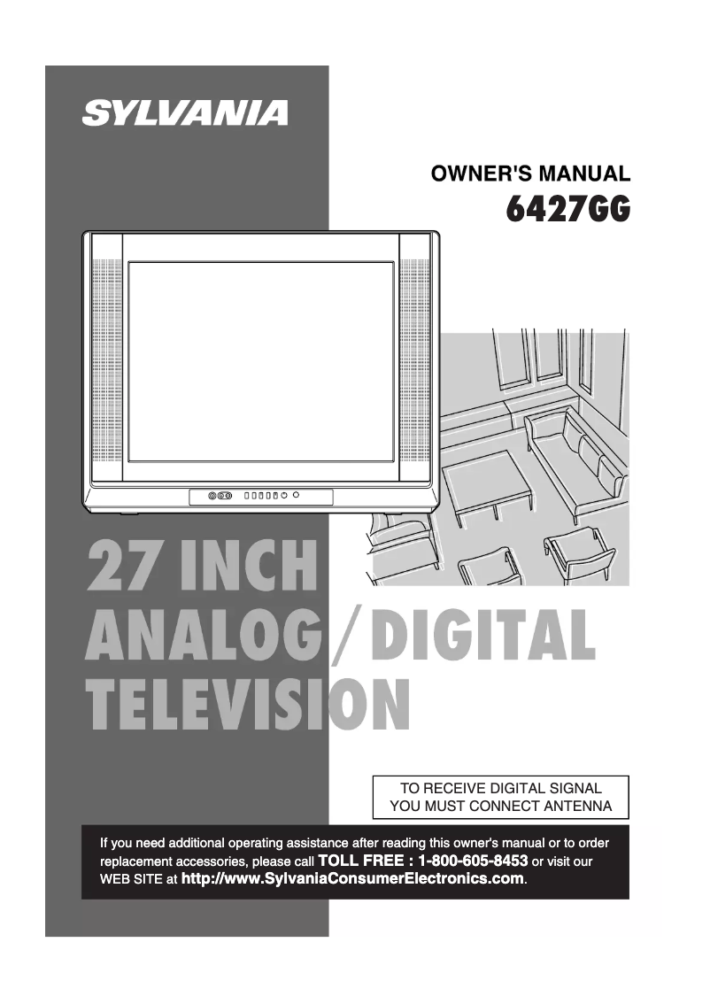 Page n°1 - Manuel utilisateur Sylvania 6427GG