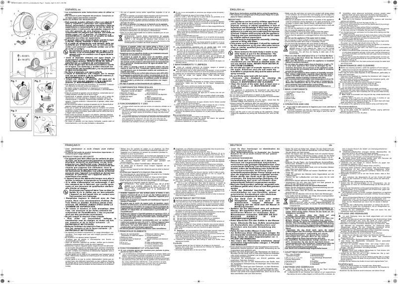 Image de la première page du manuel de l'appareil HU1056