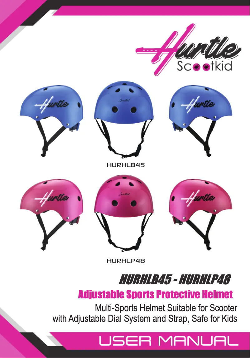 Page 1 de la notice Manuel utilisateur Hurtle Scootkid HURHLB45