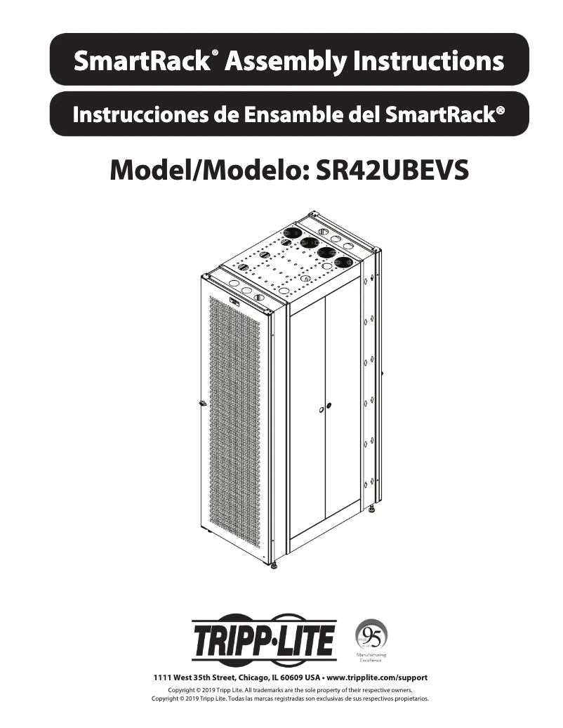 Page n°1 - Manuel utilisateur Tripp Lite SmartRack SR42UBEVS