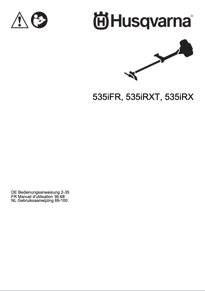 Image de la première page du manuel de l'appareil 535iFR