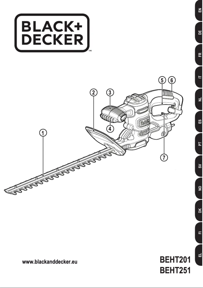 Imagen de la primera página del manual del dispositivo BEHT201