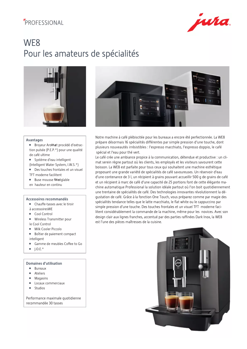 Image de la première page du manuel de l'appareil WE8