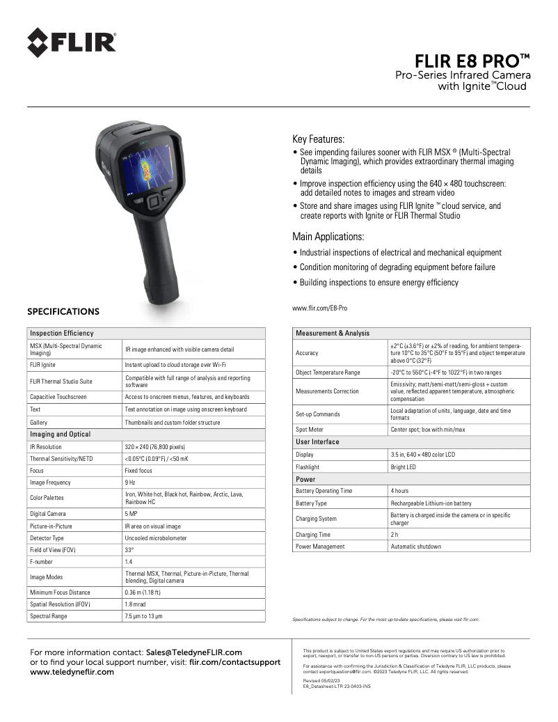 Imagen de la primera página del manual del dispositivo E8 Pro