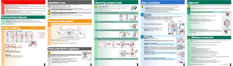 Page 1 de la notice Manuel utilisateur Bosch WVH 28420