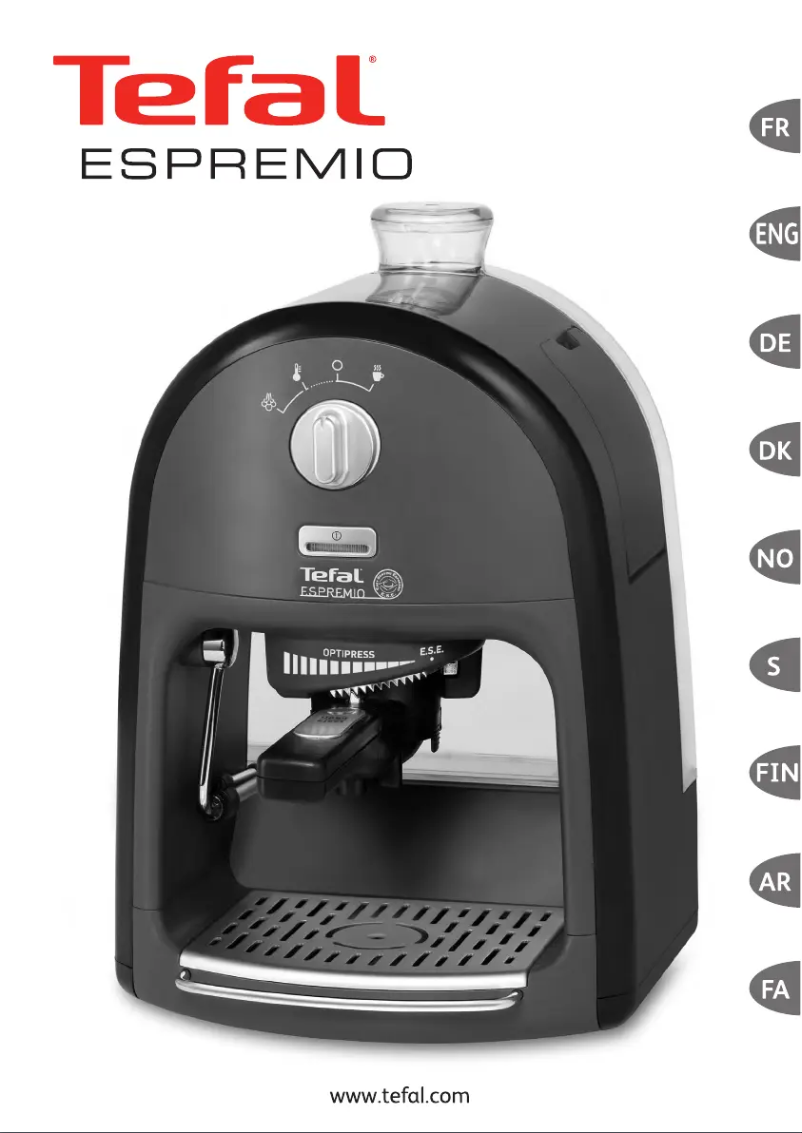 Image de la première page du manuel de l'appareil Espremio EX6200