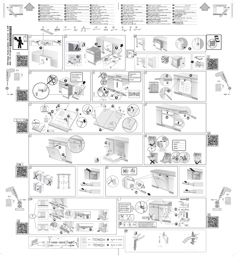 Página 1 del manual Guía de instalación Bosch SMI46CS01E